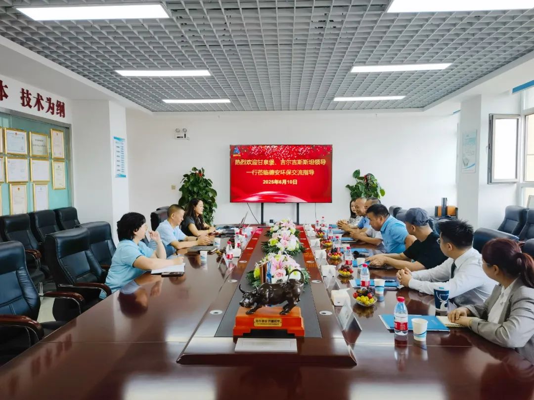 攜手共進！甘泉堡自貿區與吉爾吉斯斯坦客商考察新疆德安環保，共探環保商機